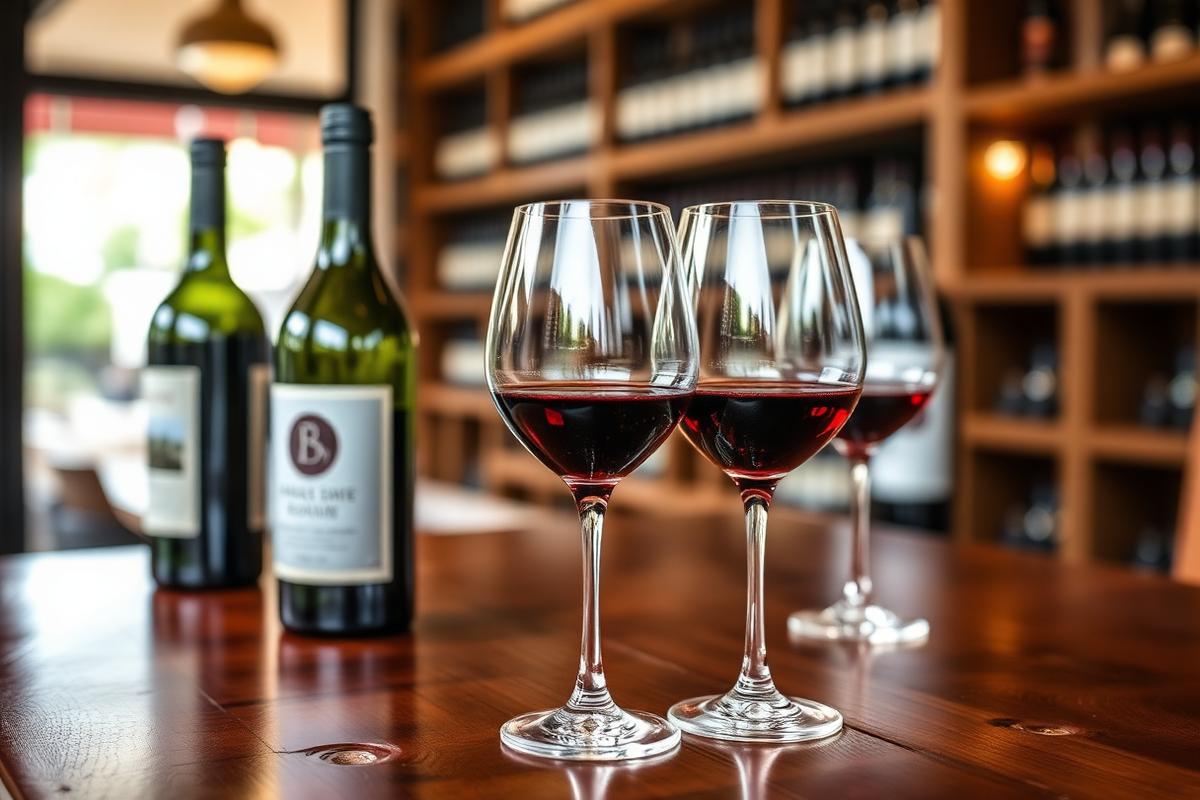 Degustação de vinhos em vinícola da região de Campinas